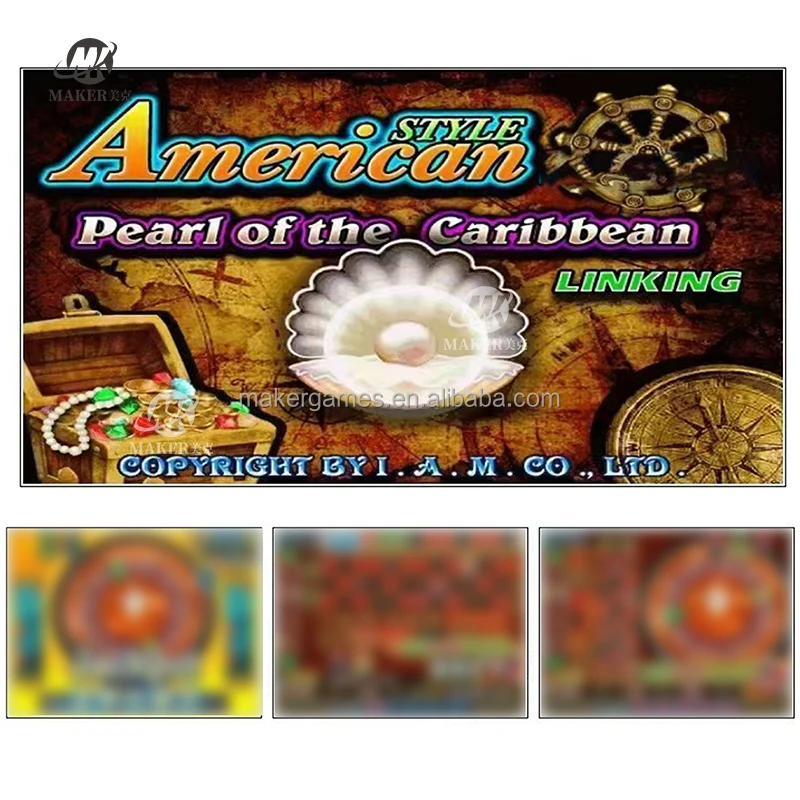 Macchina da Gioco Skill Machine Pearl of the Caribbean, Gioco di Abilità Originale Popolare, Scheda di Gioco Skill Game