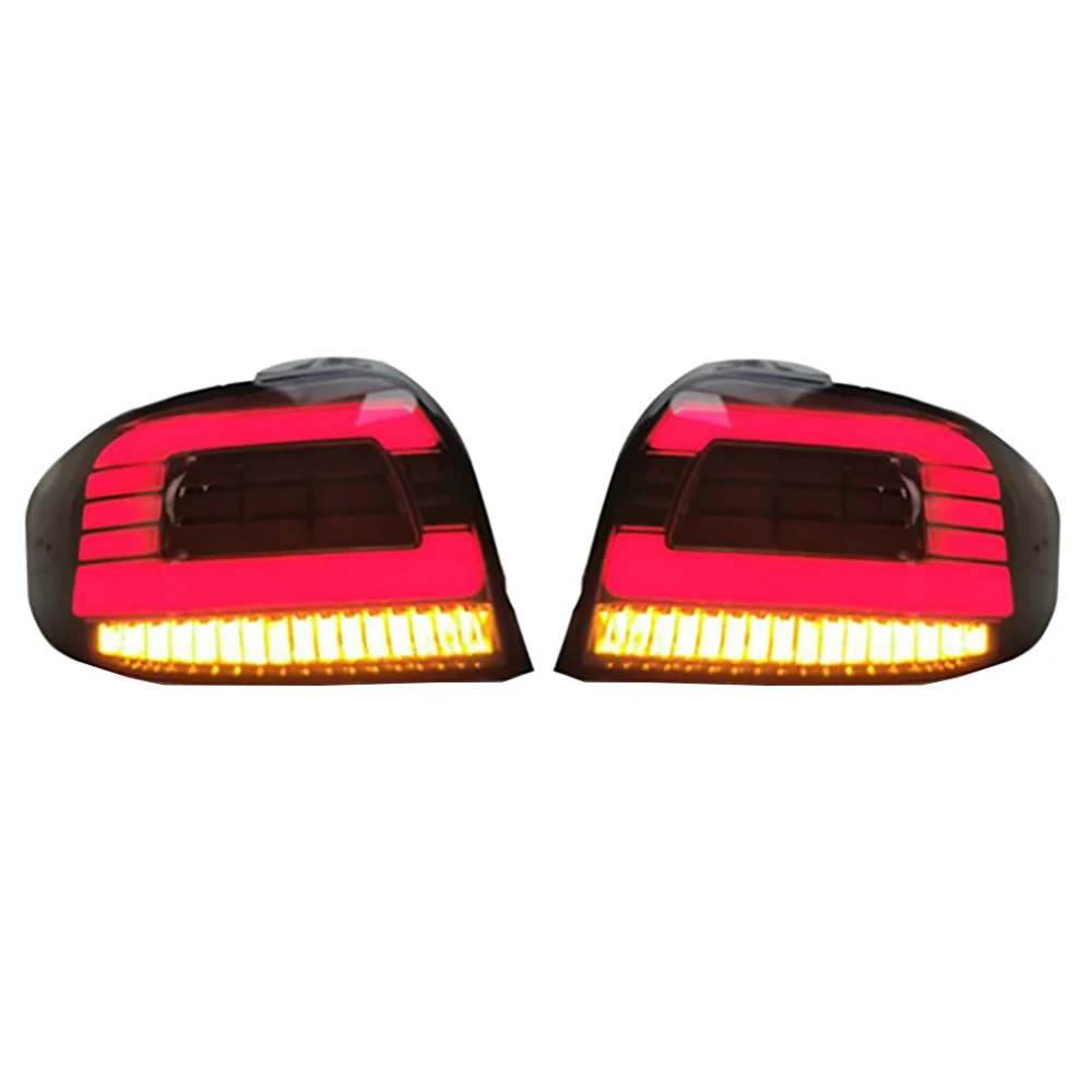 Car LED Taillight Rear Tail Lights Assembly With Dynamic For 2003 - 2007 Toyota Vios Yaris Turn Signal + Reverse + Brake Lights