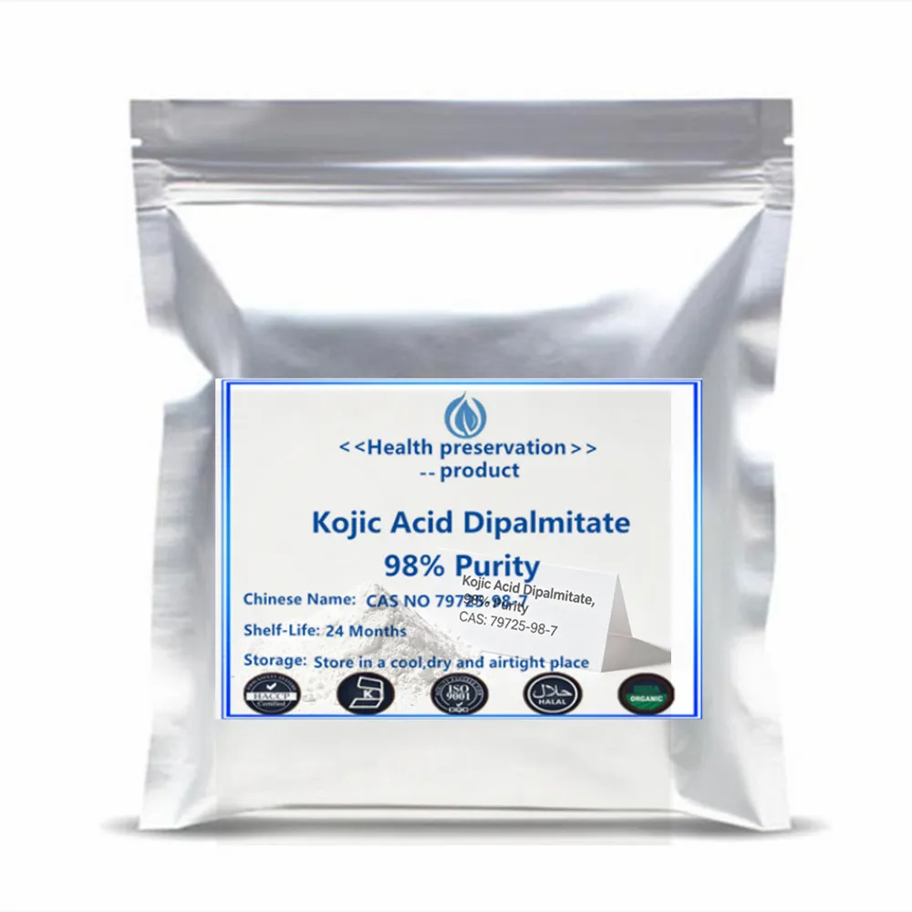 Cosmetic Grade Kojic Acid Dipalmitate Fine Powder With 99% Assay, Multi-Layer Sealed Storage Packs, Global Logistics Arranged Fo