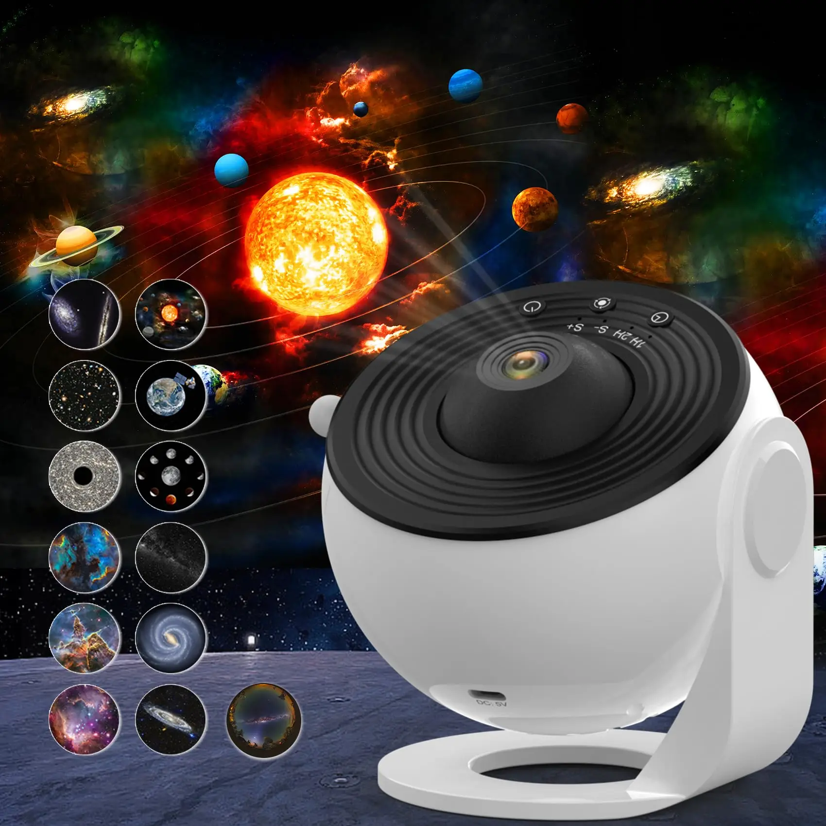 Planetarium Projector Star Night Light Galaxy Projector for Bedroom 360 Degree Rotation Galaxy Night Light 13 Galaxy  Projection