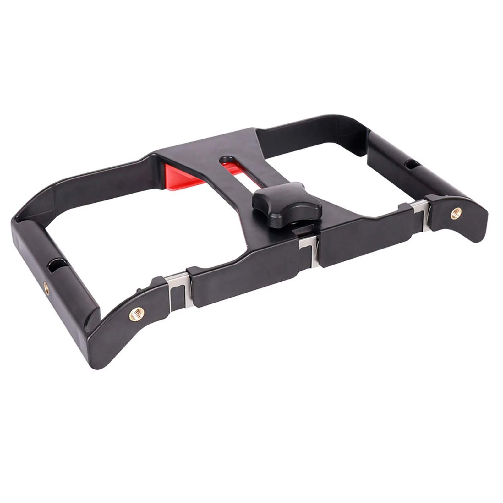 جهاز فيديو للهواتف الذكية، قفص هاتف محمول باليد، حافظة صناعة الأفلام، قبضة يد مع حامل حذاء بارد لتسجيل الفيديو المباشر