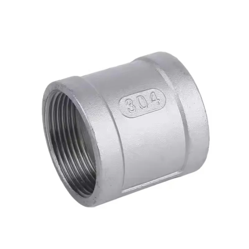 

304 stainless steel pipe clamp with thread inside the pipe