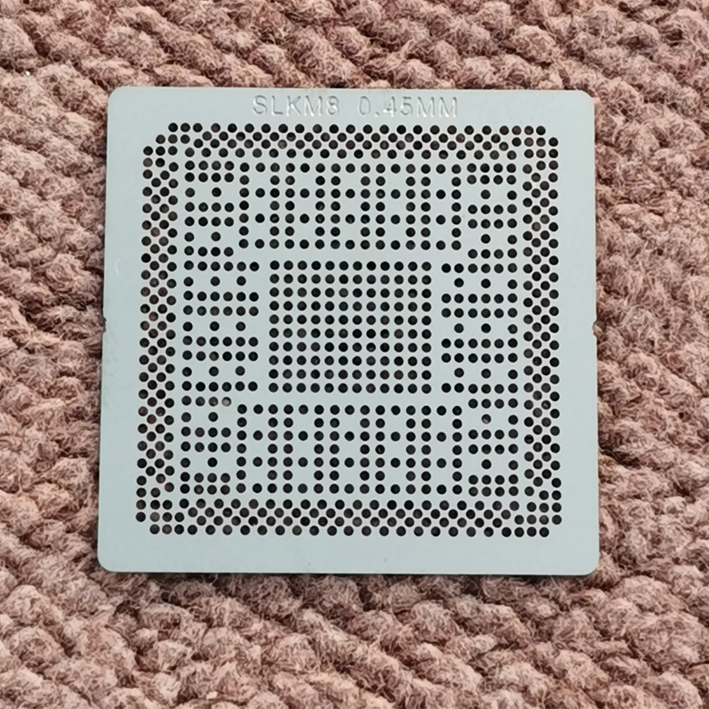 BGA Stencil For SLKM8 DH82031PCH SLKDE SLKM9 DH82029PCH SLKM8 SLKDD DH82X99 Direct Heating 90x90mm Planting Ball Steel Mesh