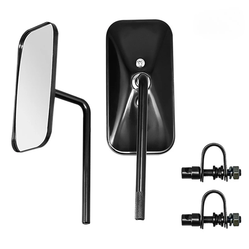Retro-style Inverted Motorcycle Side Mirrors For Honda Cross Cub110 CC110 Super Cub125 CT125 Hunter Cub Conversion Accessories
