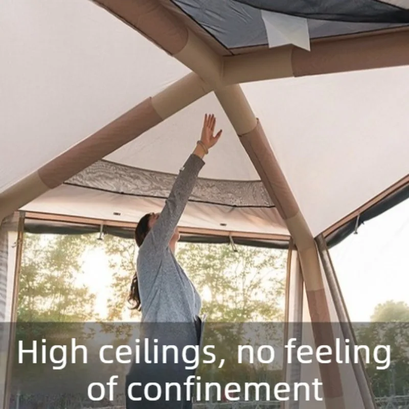 Auto Inflatable Tents Thick Warm Shelter Outdoor Heavy Rain Resist Tent Camping Oxford Fabric Portable Collapsible Outdoor Gear