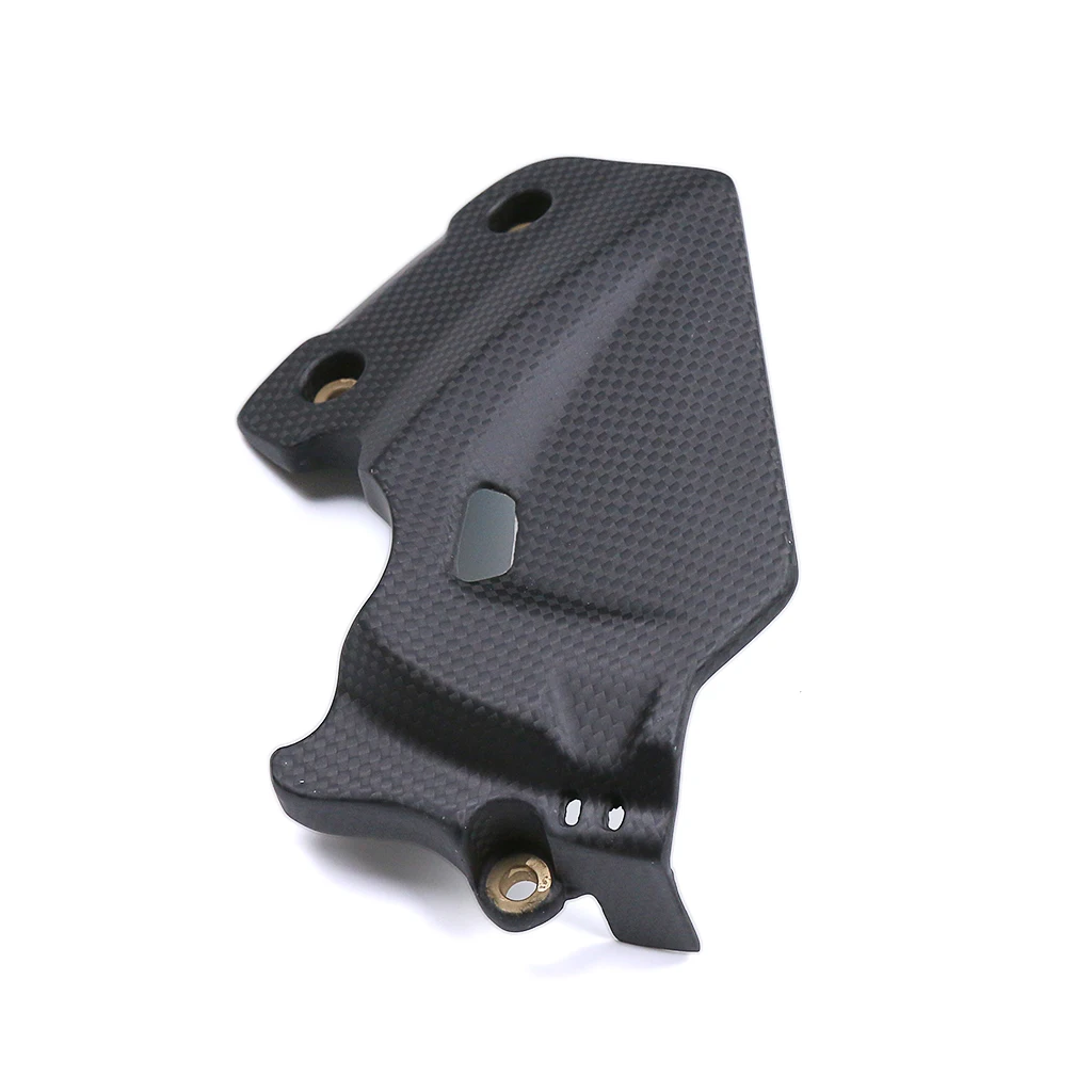 Motorcycle Accessories For Ducati Hypermotard 950 SP RVE 2019-2024 3K Carbon Fiber Sprocket Cover Protector Chain Guard Fairing