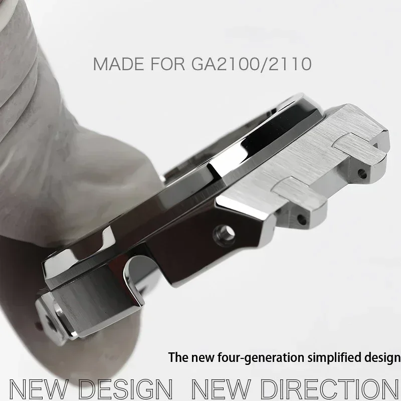 HOT Mod Kit GEN4 Gen5 GA2100 Metal Bezel for G shock Casioak Modification 4th Generation Rubber&Steel Case Strap GA-B2100 2110