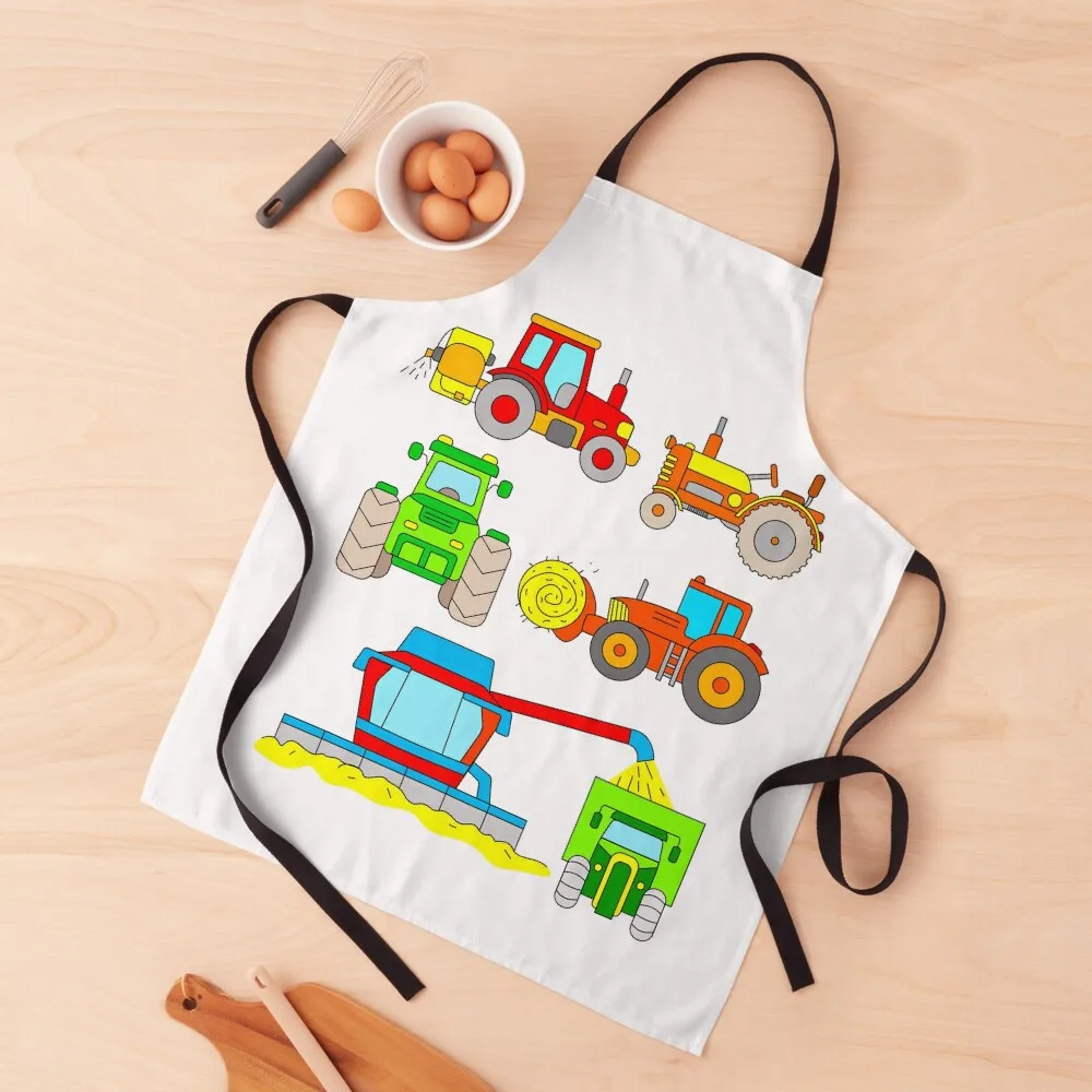 

Combines and tractors Apron Barista kitchen and home Kitchen And Home Items Apron