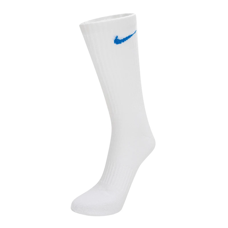 Nike (Nike) Men's and Women's Socks, Breathable, Sweat-Absorbent Sports Socks, Basketball Socks, Fashionable and Versatile Casual Socks (3 Pairs) Sx7676-938 view 3