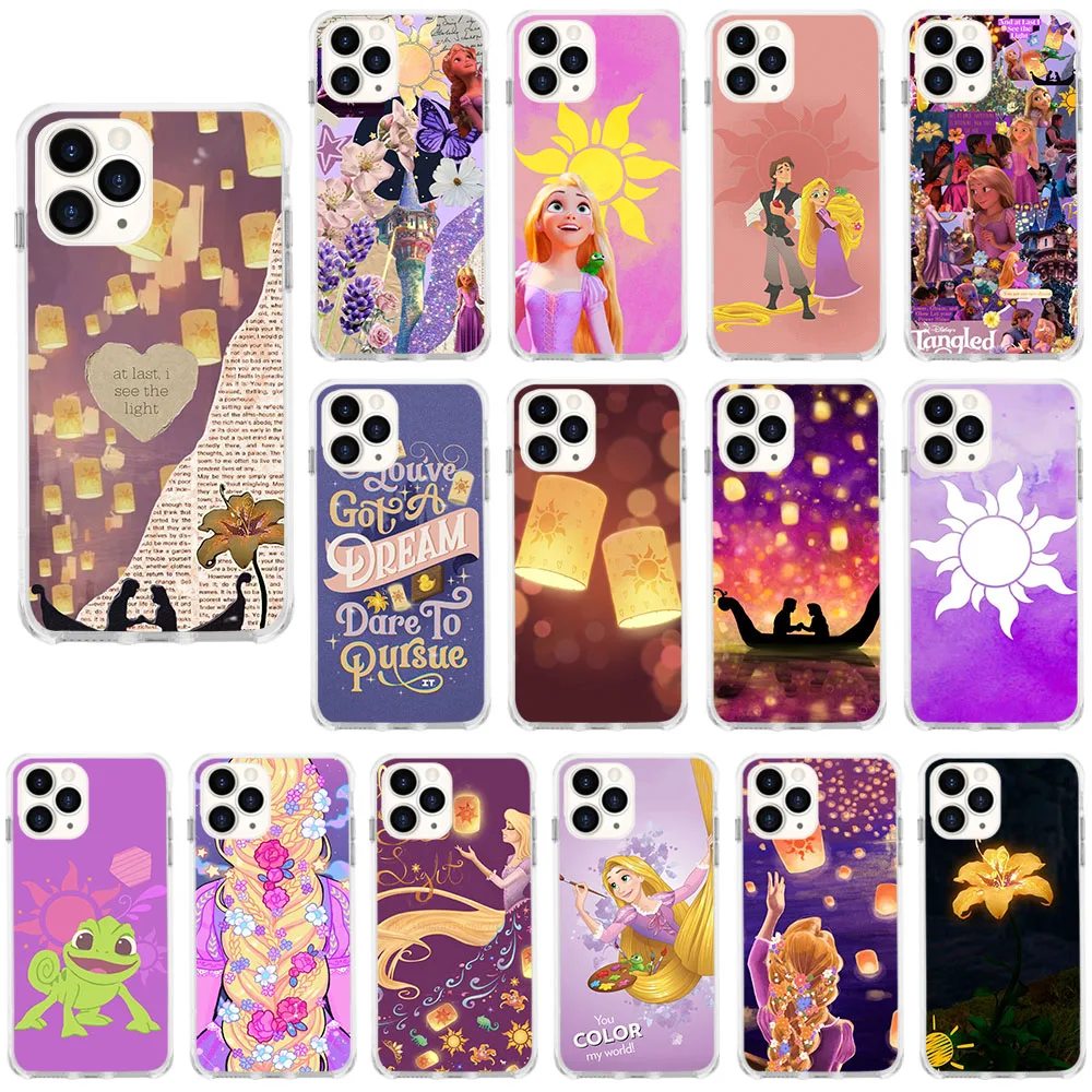 TV-21 Princess Rapunzel Soft Case for Moto G5 G5s G6 E5 G7 G8 G9 Plus Play Power