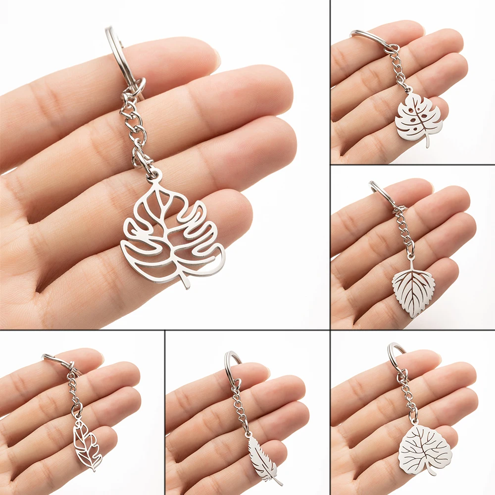 Shuangshuo New Tree of Life Keychain Key Ring Tree Leaves Key Chain For Women Men Handbag Accessorie Car Hanging Jewelry Gift