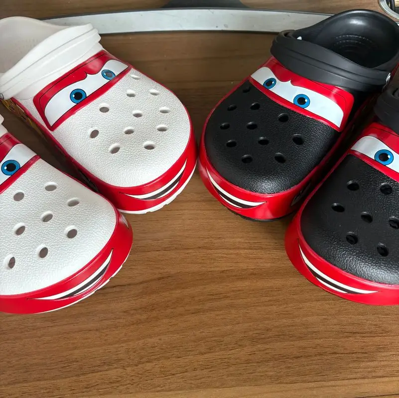 

Mcqueens Anime Slippers Disney Pixar Eva Sandals Solid Breathable Slippers Summer Sandals Casual Outdoor Shoes Non Slip Comfort