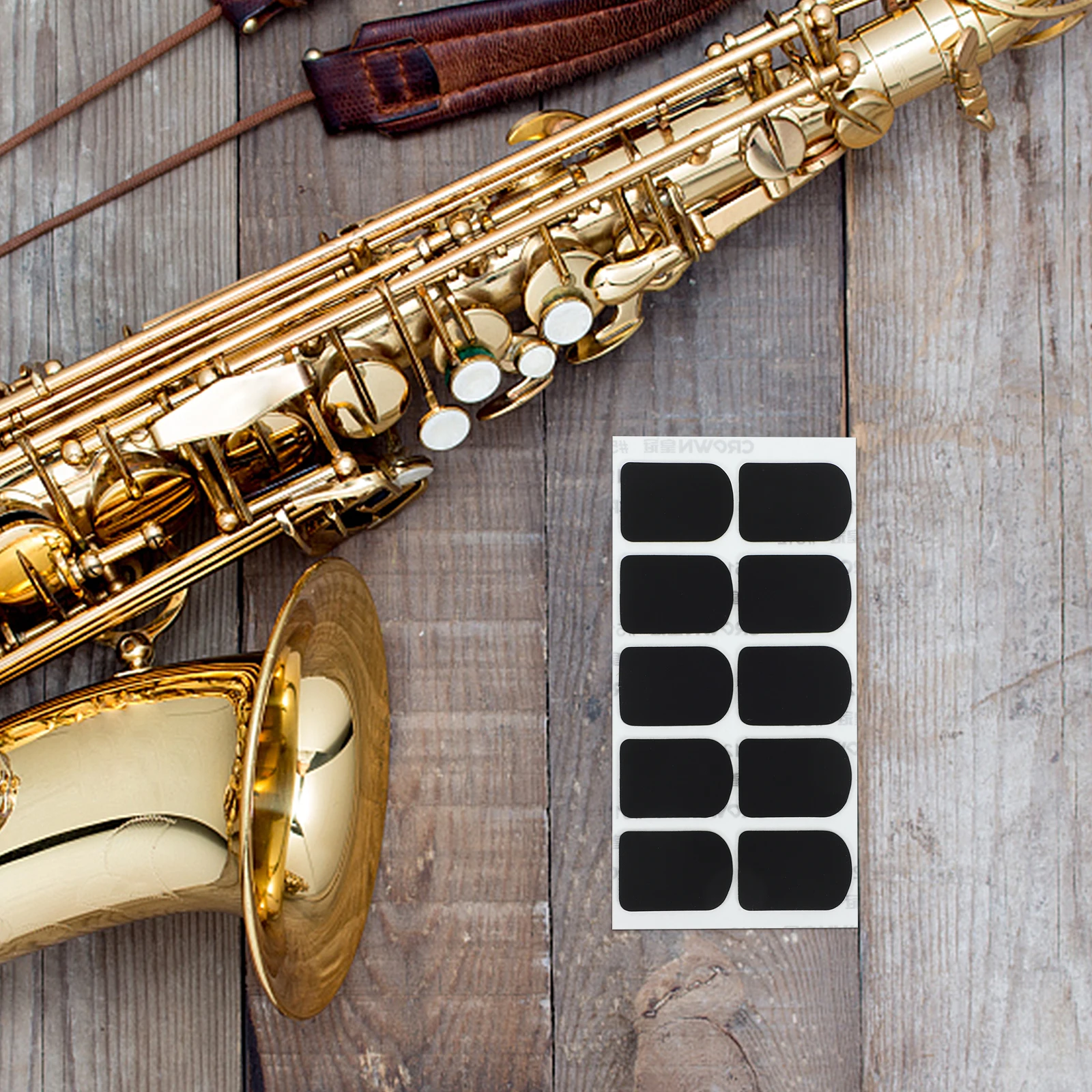 

4 Sheets Silicone Tooth Pad Alto Saxophone Mouthpieces Cushion Silica Gel & Clarinet Pads