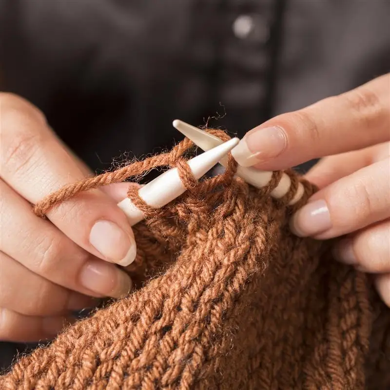 2/2.5/3/3.5/4/4.5/5/5.5/6/6.5/7/8mm Knitting Tools Stainless Line Circular Needle Aluminium Handle Ring Needlework For Sweater