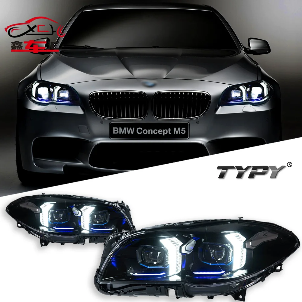 

Car For BMW 5 Series F10 F18 Headlight 2011-2017 Upgrade Modified New DRL Dynamic Turn Signal LED Headlight Auto Accessories