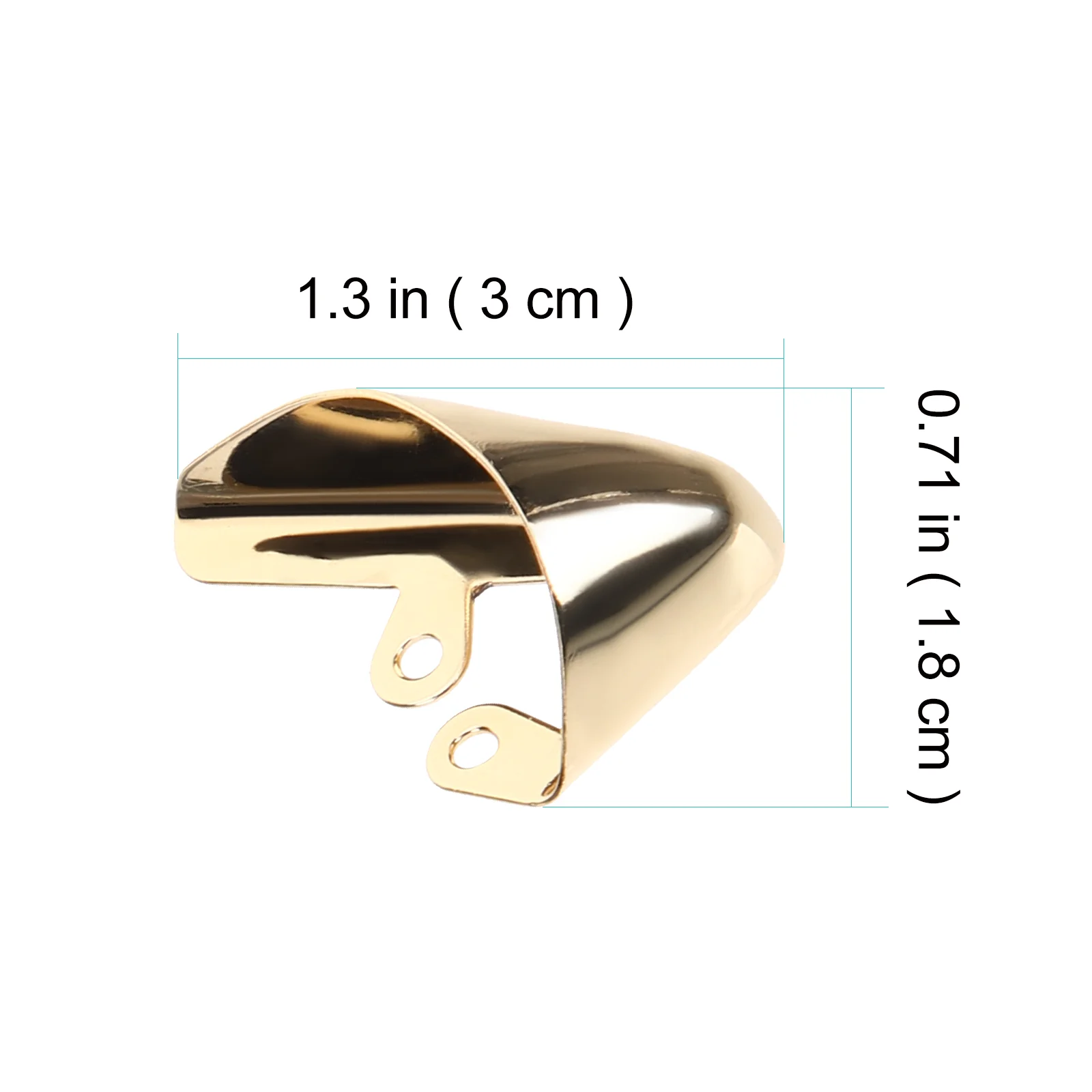 6 Pcs Toe Protector Shoe Repair Parts Hedging Shoes Protectors Tips Cap Protection High Heel Pointed Covers Metal