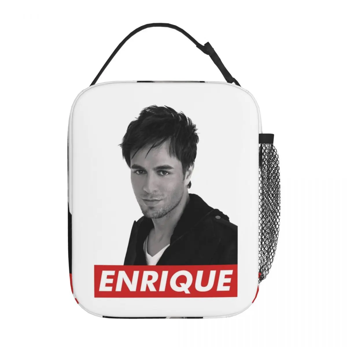 Latin Singer Enrique Iglesias Music Insulated Lunch Bags Storage Food Box Reusable Thermal Cooler Lunch Boxes For Work