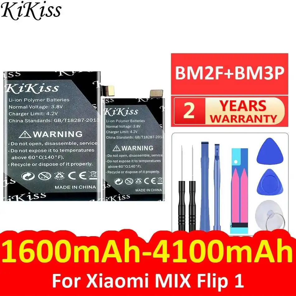 

Аккумулятор для мобильного телефона BM2F+BM3P для Xiaomi Mix Flip 1, 1600-4100 мАч, легкий