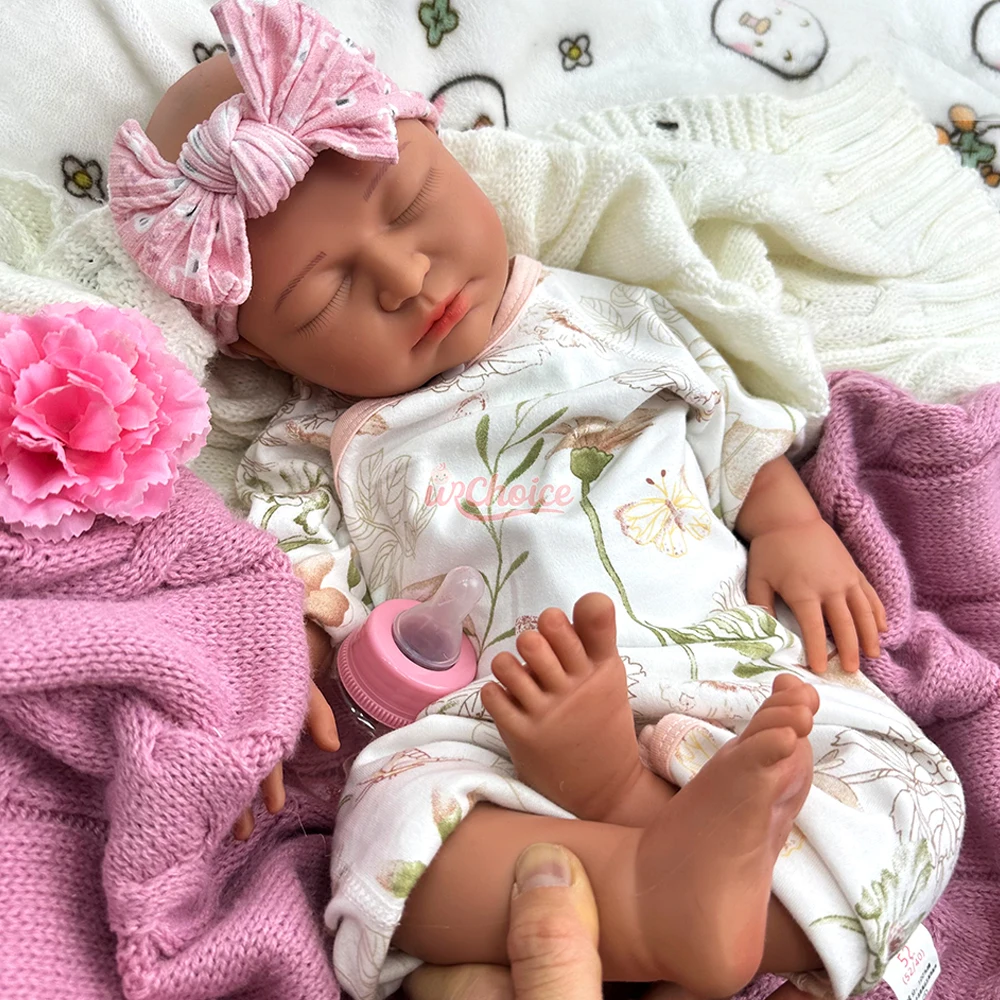 55cm Gewogen Meisje Premium Siliconen Reborn Baby Pop, Levensecht, Flexibel, Poseerbaar, Wasbaar, Kunstcollectie, Cadeau voor Poppenliefhebbers