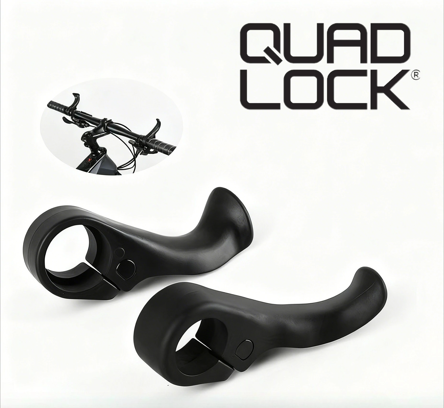 

QUAD LOCK Bicycle Inner Bar Ends Ultralight Bicycle Inner Handlebar Grips Cycling Accessories