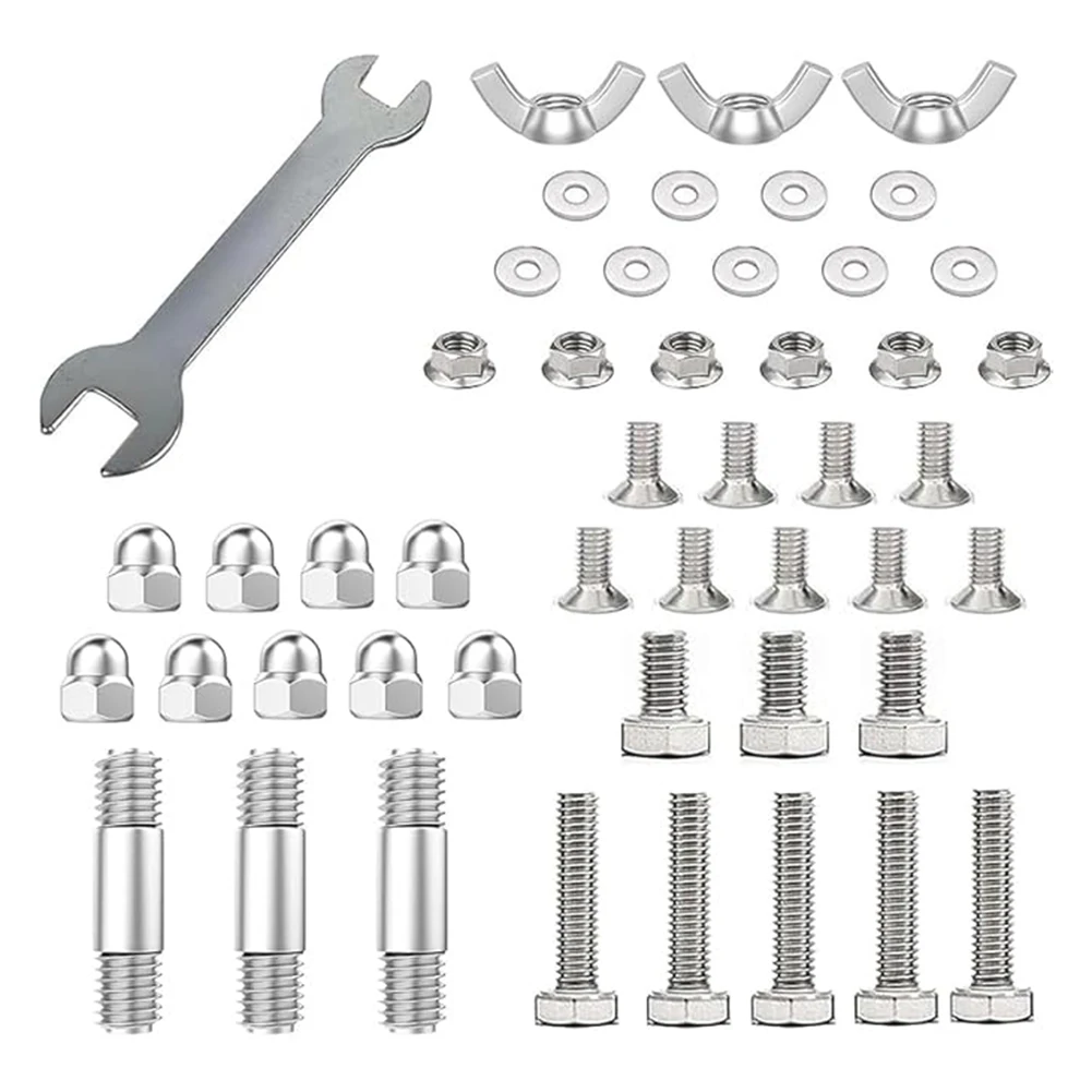 Patio Heater Replacement Parts Complete Bolt & Nut Set For Easy Installation Improvement Plumbing Fixtures