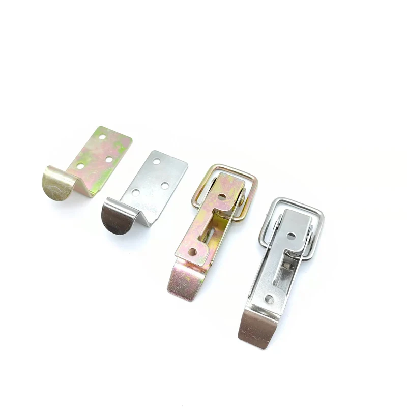 DK504 Iron Nickel Plated/304 Stainless Steel Case Metal Spring Toggle Latch Catch Clasp For Case Chest Lock Box  Latch