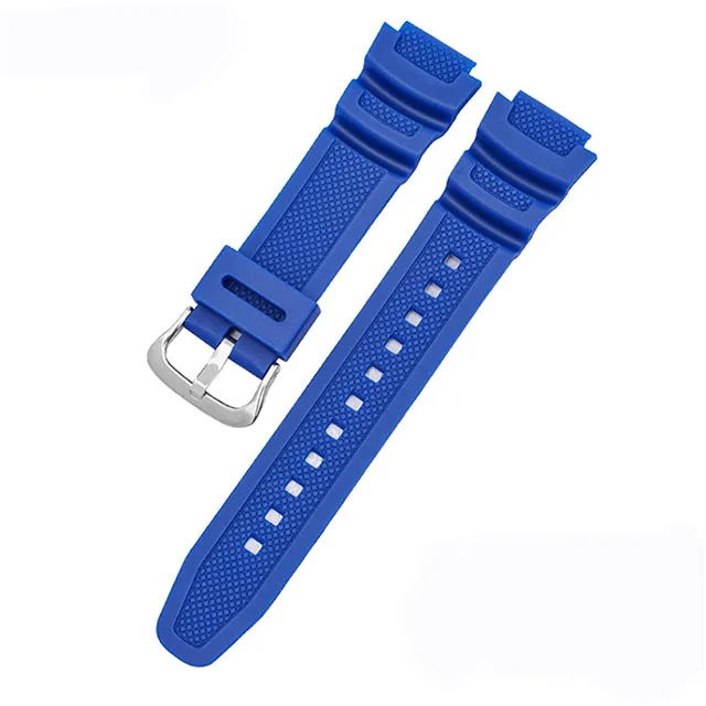 Horlogeband 18mm voor CASIO AE1200/1300/1000 W-219 Vervanging Siliconen Rubber Horlogeband heren Polsbandje armband Accessorie