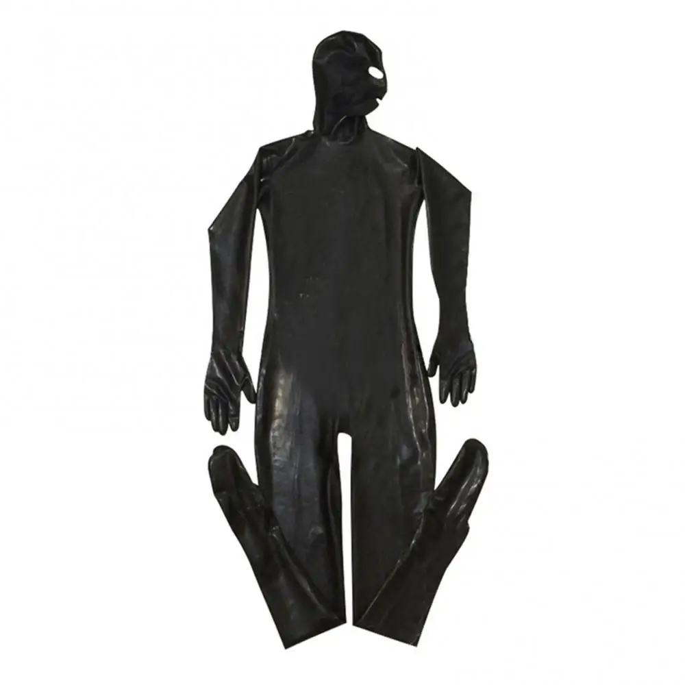 

Соблазнительное Мужское боди из искусственной кожи с длинным рукавом, клубный костюм для ролевых игр