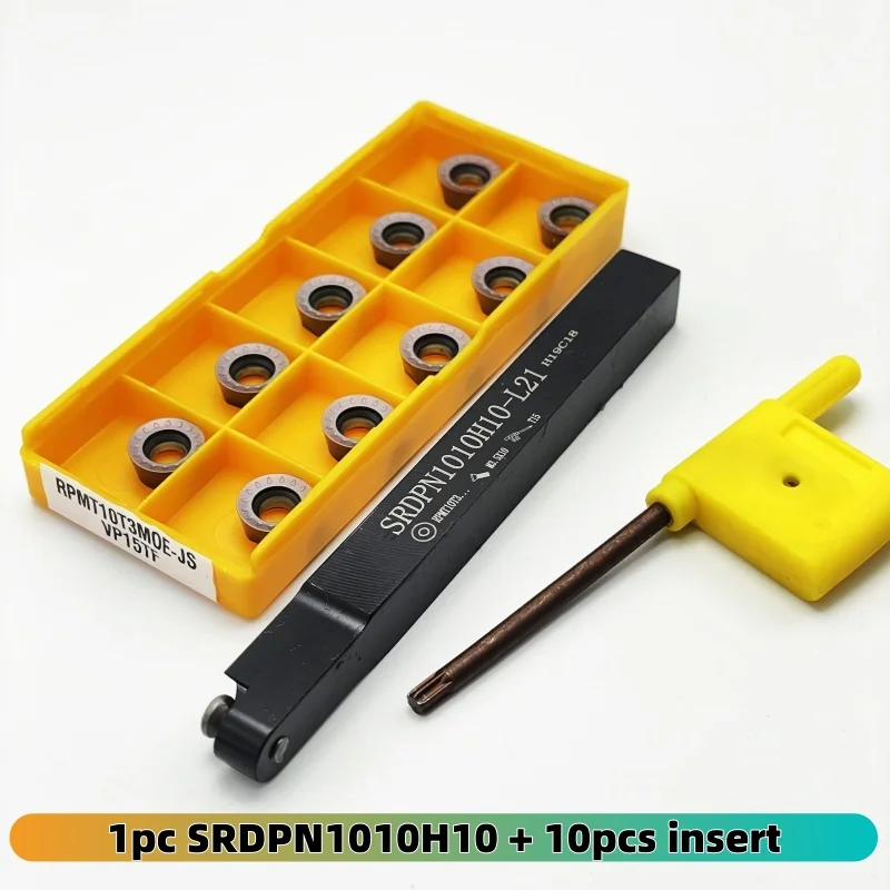 SRDPN1010H10 SRDPN1212H10 SRDPN1616H10 Turning tool holder boring bar CNC External tool holder RPMT10T3MO RPMW R5 Turning insert