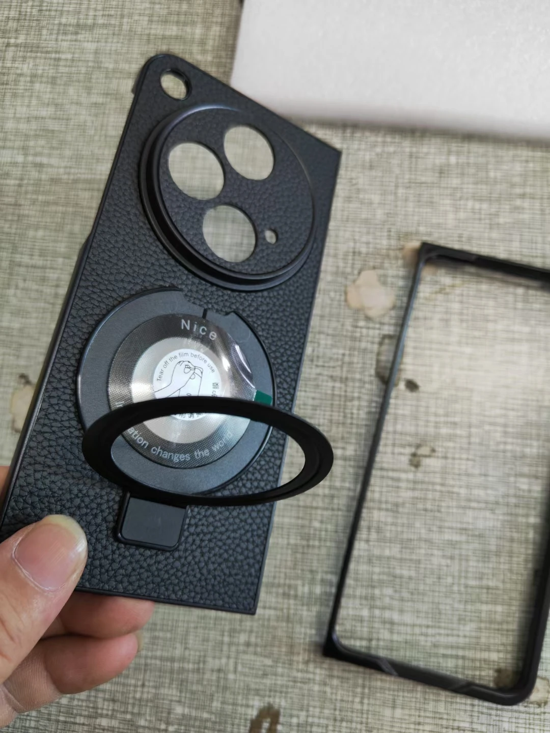 Real Leather For Find N3 Case Magnetic Wireless Support Magsafe Protection OPPO Find N3 Cover