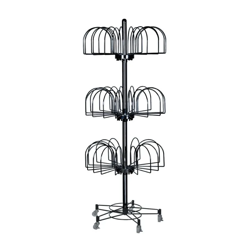 

Shopping malls, supermarkets, clothing stores, knitted hat racks display 96 rotating hat racks, floor-to-ceiling metal iron hat