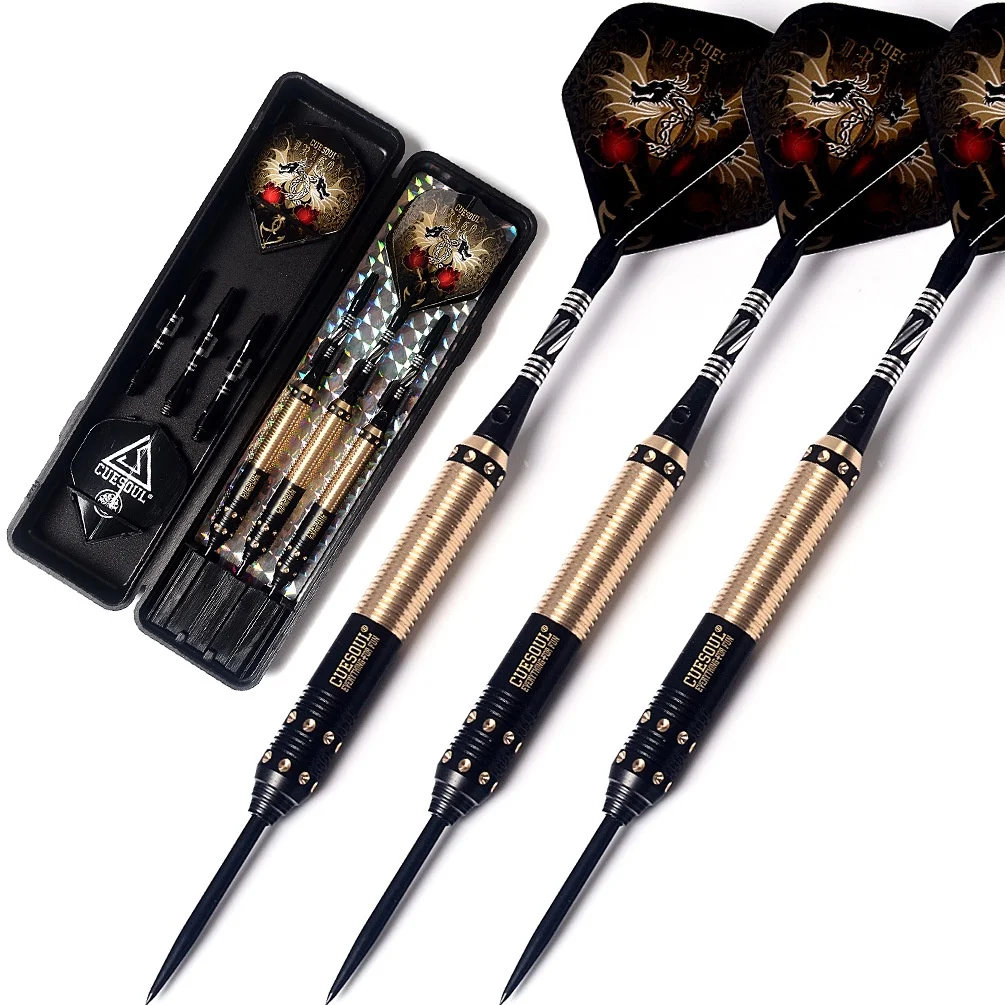 

CUESOUL Dragon Series Professional Brass Darts Steel Tip Dart Set 23g/25g/27g Dart 3 pieces
