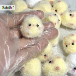 1Pcs Miniature Slow Rebound Relief Squeeze Toy Sticky TPR Squishy Mini Chick Stress Relief Squishy New Fidget Prop