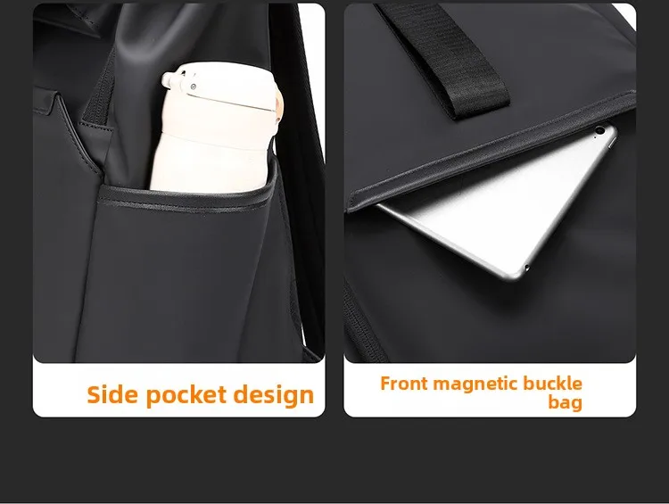 New Fashionable Men's Backpack, Business and Leisure Travel Backpack, Large-capacity Wear-resistant and Waterproof Computer Bag