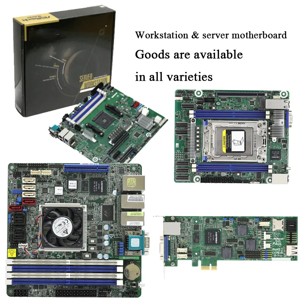 

Server Motherboard For ASRock Rack For C3558D4I-4L 30W DDR4 Support C3558 Good Quality