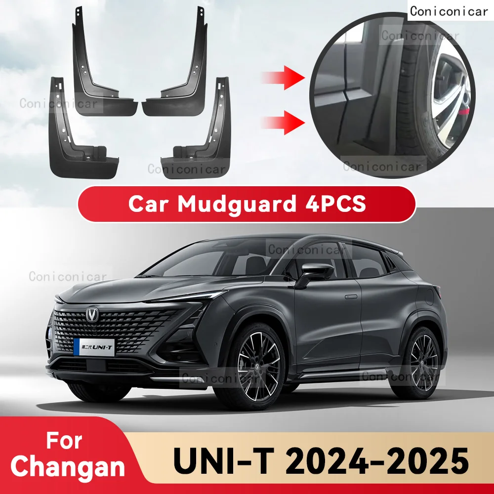 

For CHANGAN UNI-T 2025 UNIT Mud Flaps Splash Guard Mudguards MudFlaps Front Rear Wheel Fender Styling Car Accessories