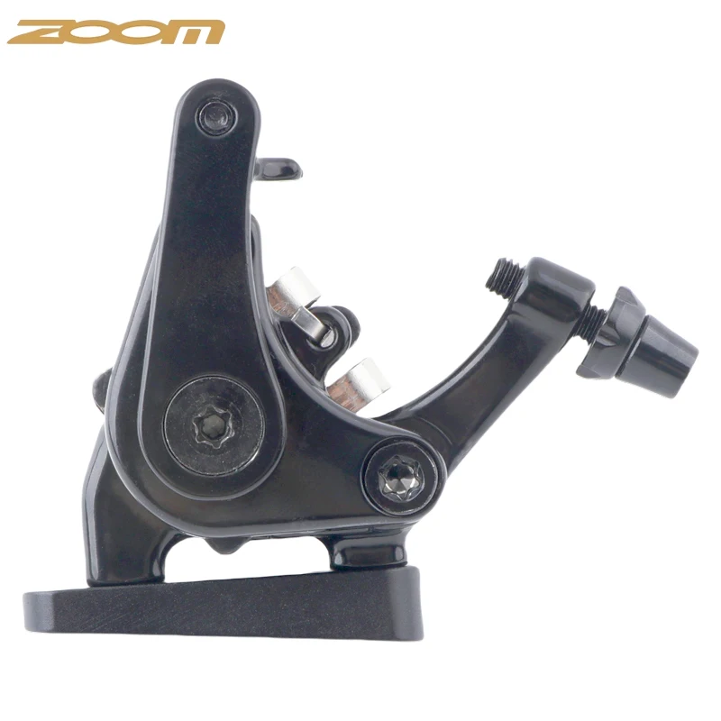 ZOOM DB700 Road Bike Brakes Mechanical Caliper Racing Bicycle Pushes Disc Brake Caliper Piston Line Pull For Rotor 140/160MM