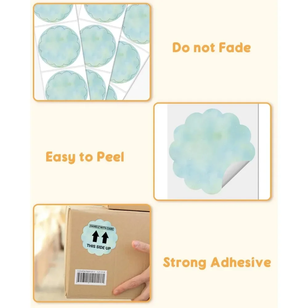 Thermal Label Paper Round Sticker Waterproof Label for Gift Stickers School Supplies for PM2410BT/PM2411BT/D450BT Printer