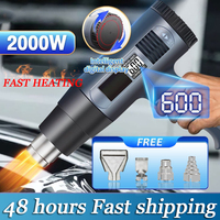 Industrial Heat Gun 1000/2000W Electric Hot Air Gun Air Dryer for Soldering Thermal Blower Car Film Shrink Wrapping Tools