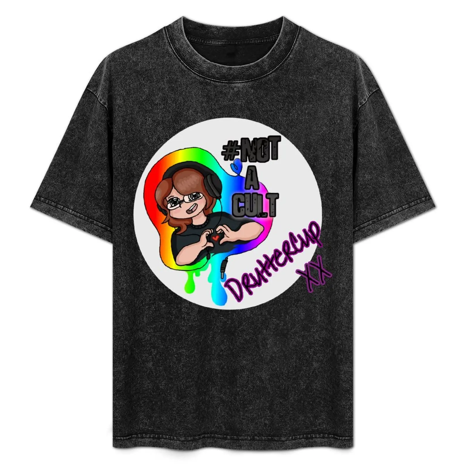 

Druttercup Cartoon T-Shirt Halloween Casual T-Shirt