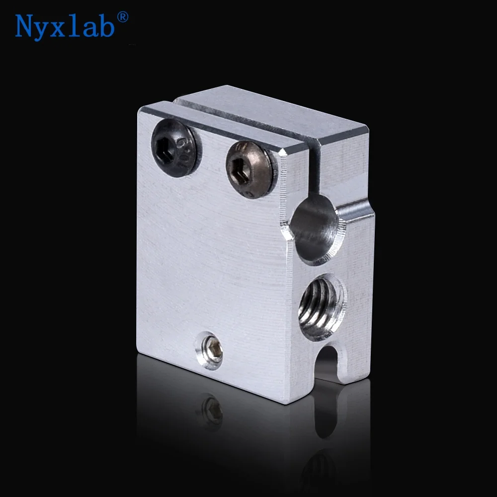 

Volcano Hotend J-head PT100, 500°C High Temp Copper Plated Volcano Heat Block, Premium Quality for X1 X2 Genius 3D Printers