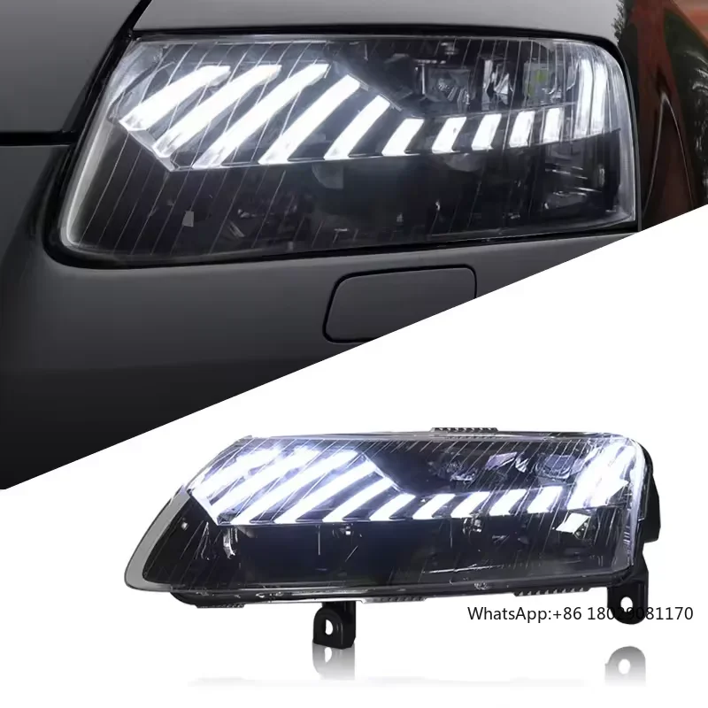 Automotive Lighting System For Audi A6 2005-2011C7 C8 LED headlight Matrix Headlamp Assembly Upgrade