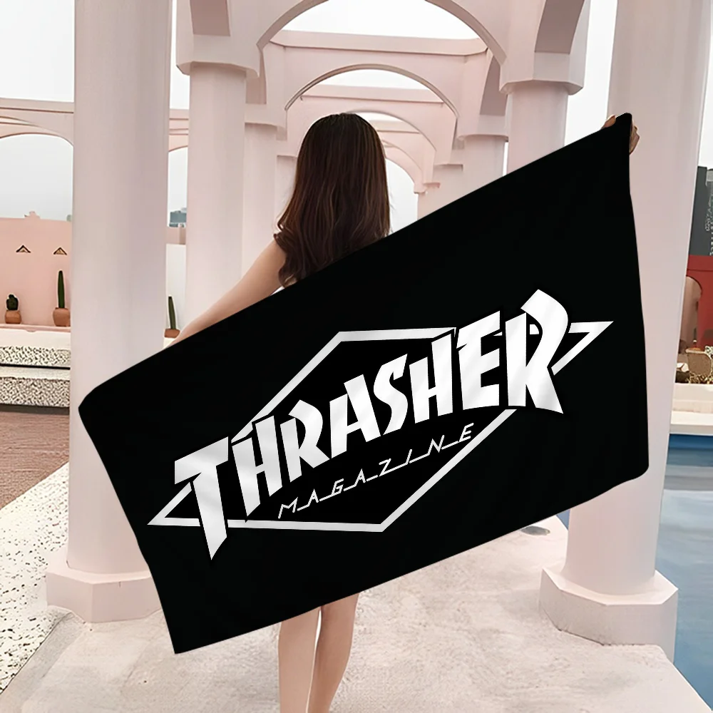 Y-Thrashers Пожарное полотенце для скейтбордов Быстросохнущее банное полотенце из микрофибры для занятий спортом Кемпинг Фитн...