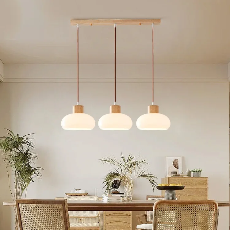 

Restaurant chandelier Nordic simple dining table bar chandelier creative bedroom bedside chandelier