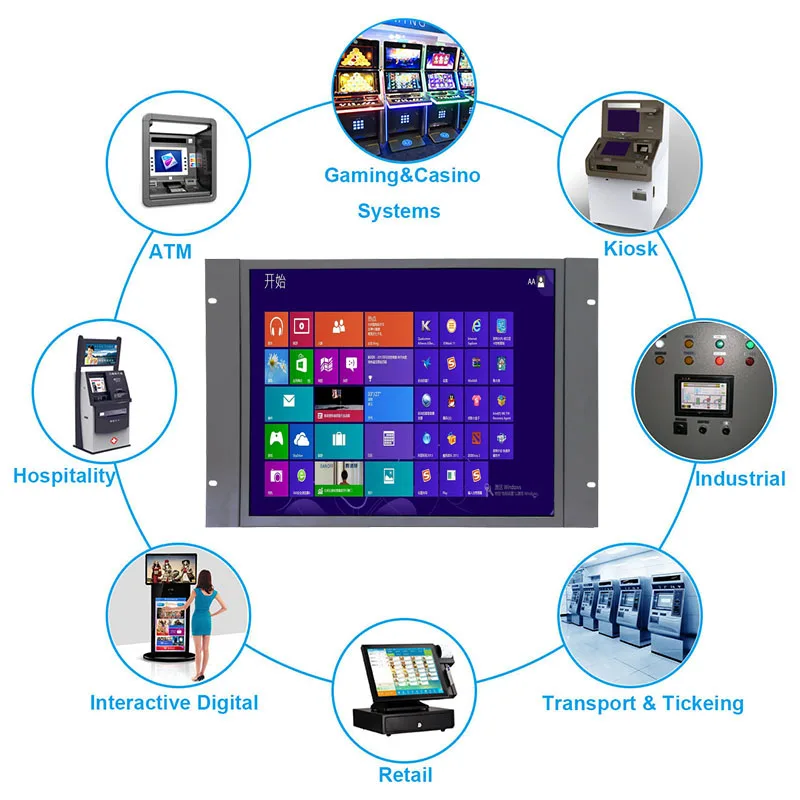 LCD médico Elo do toque de 19 polegadas 1280*1024