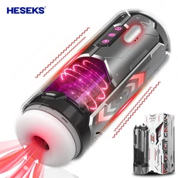 HESEKS Automatic Male Masturbator Telescopic Vibrator 7 Thrusting Vibration Modes for Penis Stimulation Electric Male Stroker 18