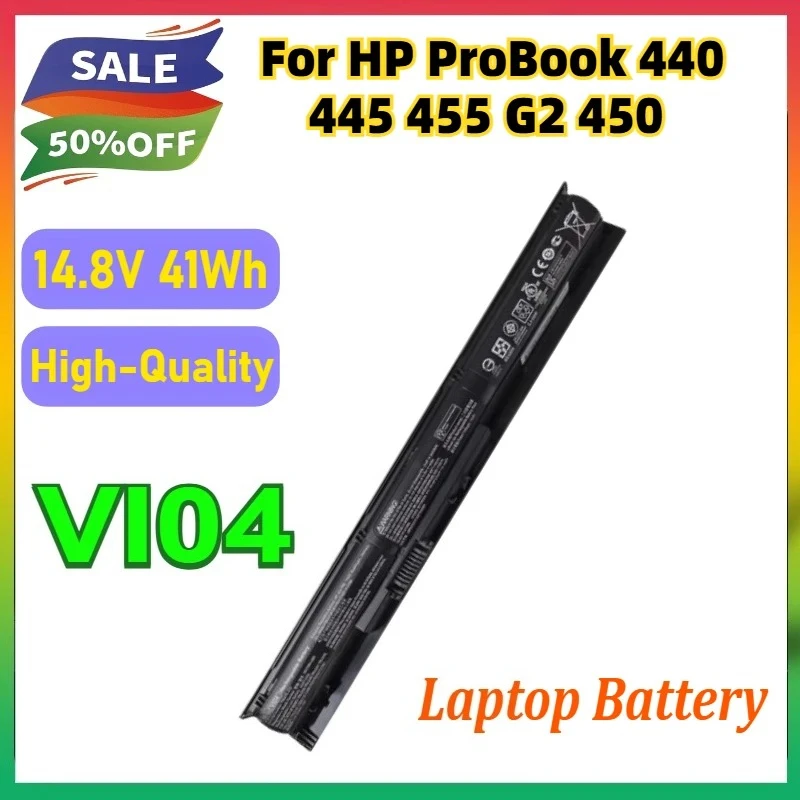 

VI04 2600mAh High-Quality Notebook Battery for HP ProBook 440 445 455 G2 450 ENVY VI04XL