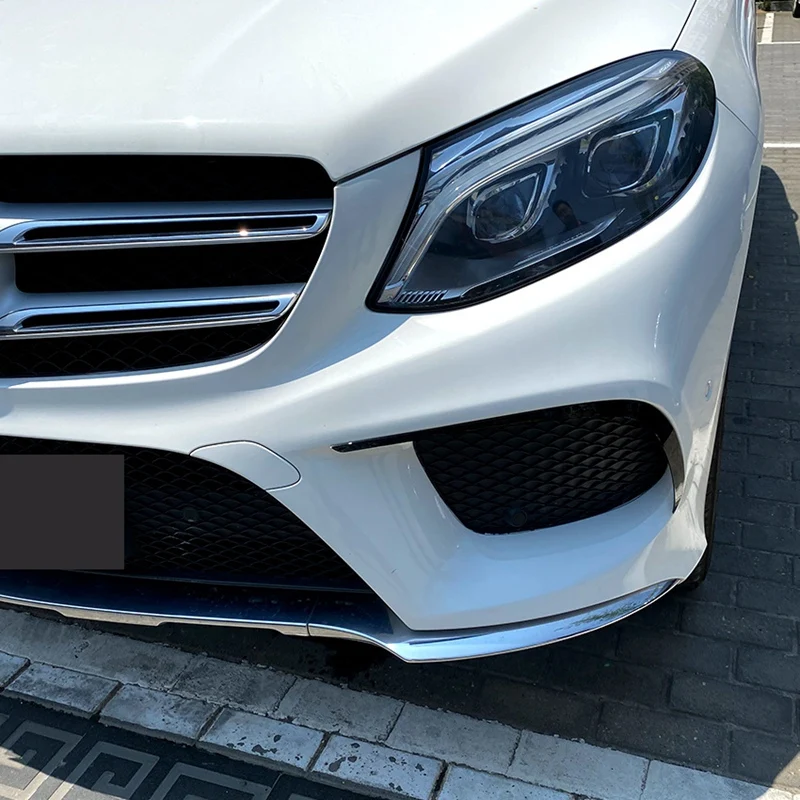 Car Front Bumper Splitter Spoilers Canard Air Knife Surround Trim For Mercedes-Benz GLE-Class W166 C292 2015-2018 AMG