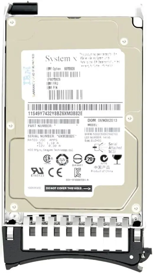 HDD Baru Original Untuk IBM X3650 M3 M4 900GB SAS 2.5 inci 64MB 10K Untuk HDD Internal Untuk Server HDD Untuk 81Y9650 81Y9651 81Y3805
