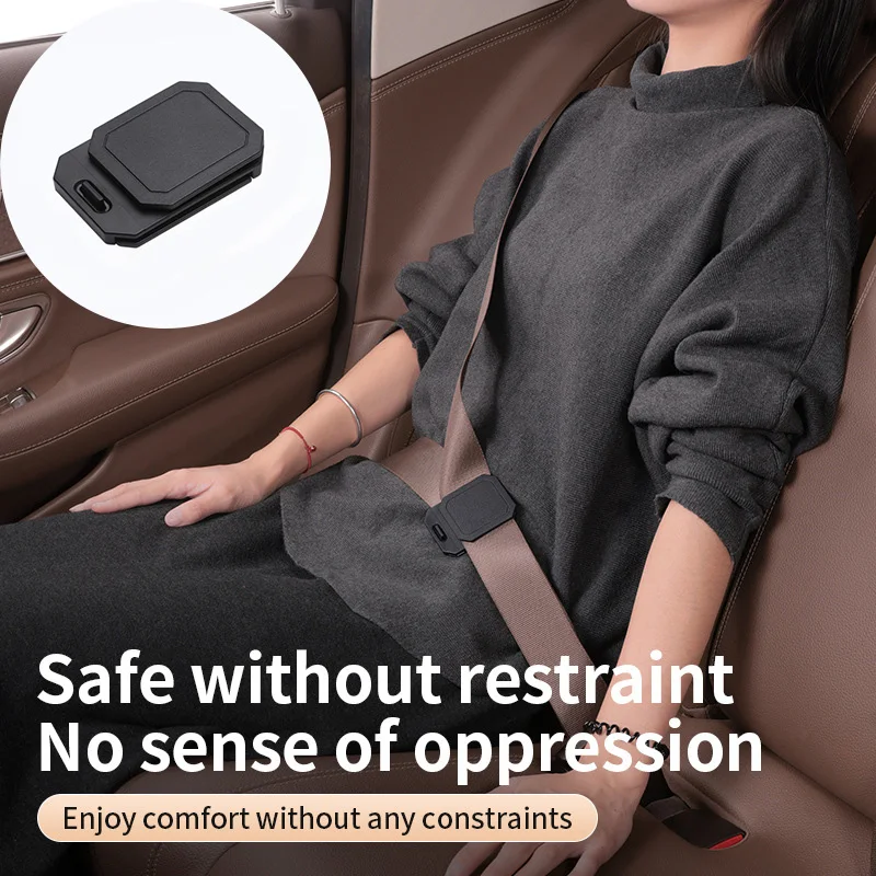 Plastic Strong Adjustable Car Safety Belt Clips Slip-Resistant Seat Belt Buckle Simple Clamp Fixing Clip Car Styling Accessories